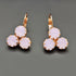Auskari "Kristāla Lēdija II (Rose Water Opal)" ar Swarovski™ kristāliem